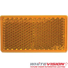 WR106 Series Reflector 59 x 31mm - Amber WR106 Series Reflector 59 x 31mm - Amber